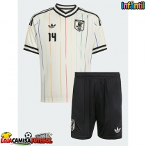 Camisa de Futebol Japão Junya Ito #14 Equipamento Secundário Infantil Mundo 2026 Manga Curta (+ Calças curtas)